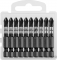 Биты KRAFTOOL Impact Pro, Philips, тип хвостовика E 1/4, PH2, 50мм, 10шт, в пластиковом боксе [26191-2-50-S10]