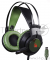 Наушники с  микрофоном A4 Bloody J450 черный/зеленый 2.2м мониторы оголовье