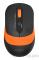 Мышь A4 Fstyler FG10S черный/оранжевый оптическая (2000dpi) silent беспроводная USB (4but)