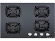 Газовая варочная поверхность Maunfeld EGHG.64.2CBG черный