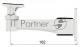 Настенный кронштейн для корпусов серий HF1, HF2, SDZ1 Dahua DH-PFB121W