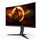 МОНИТОР 27 AOC C27G2ZU Black-Red (VA, изогнутый, 1920x1080, 240Hz, 0.5 ms, 178°/178°, 300 cd/m, 80M:1, +2xHDMI 2.0, +Di