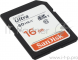 Карта памяти 16ГБ SanDisk Ultra SDSDUNC-016G-GN6IN SecureDigital HC UHS-I Class10