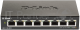 Коммутатор D-Link DGS-1100-08V2/A1A, L2 Smart Switch with 8 10/100/1000Base-T ports (8 PoE ports 802.3af/802.3at (30 W), PoE Budget 64 W).8K Mac address, 802.3x Flow Control, Port Trunking, Port Mirroring, IGM