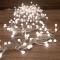 Гирлянда Мишура LED  3 м  прозрачный ПВХ, 288 диодов, цвет белый