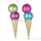 Елочная фигура Мороженное 80 см, цвет мульти