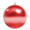 Елочная фигура Шар, 20 см, цвет красный глянцевый