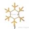 Фигура Снежинка цвет ТЕПЛЫЙ БЕЛЫЙ, размер 45*38 см NEON-NIGHT