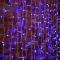 Гирлянда Светодиодный Дождь 2х1,5м, постоянное свечение, белый провод КАУЧУК, 230 В, диоды СИНИЕ, 360 LED