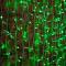 Гирлянда Светодиодный Дождь 2х1,5м, постоянное свечение, белый провод КАУЧУК, 230 В, диоды ЗЕЛЕНЫЕ, 360 LED