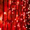 Гирлянда Светодиодный Дождь 2х1,5м, постоянное свечение, черный провод КАУЧУК, 230 В, диоды КРАСНЫЕ, 360 LED