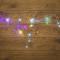 Гирлянда Айсикл (бахрома) светодиодный, 1,8 х 0,5 м, прозрачный провод, 230 В, диоды RGB