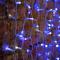 Гирлянда Светодиодный Дождь 2х1,5м, эффект мерцания, белый провод, 230 В, диоды СИНИЕ, 360 LED