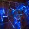 Гирлянда Айсикл (бахрома) светодиодный, 2,4 х 0,6 м, белый провод, 230 В, диоды синие, 76 LED