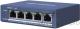 Коммутатор Hikvision DS-3E0505P-E 1x100Mb 4G 4PoE+ 60W неуправляемый