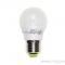 Лампа светодиодная PLED-ECO-G45 5Вт шар 3000К тепл. бел. E27 400лм 220-240В JazzWay 1036957A