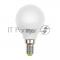 Лампа светодиодная PLED-ECO-G45 5Вт шар 4000К белый E14 400лм 220-240В JazzWay 1036926A