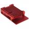 Корпус Qumo Aluminum case without fan,  Raspberry Pi 4, red(RS004)