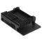 Корпус Qumo Aluminum case with double black fans, Raspberry Pi 4, black(RS010)