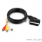 Кабель Кабель аудио/видео Gembird 1 x RCA x 3 (male) / 1 x SCART (male), 1.8 м CCV-519