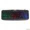 Клавиатура с подсветкой Gembird KB-G420L, USB, черный, 114 кл., м/медиа, Rainbow, кабель 1.5м