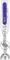 Блендер погружной Kitfort КТ-3051-1 600Вт белый/фиолетовый