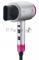Фен BQ HD1818M Grey-Pink, 1800 Вт, 3 режима температуры, ионизация, термостат