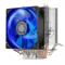 Кулер универсальный Silverstone SST-KR03 Kryton CPU Cooler, excellent cooling and low noise, silent hydraulic bearing 92mm blue LED fan, universal Socket compatibility, RTL {20}