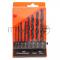 Набор сверл по металлу SPARTA ,3-10 мм , HSS,8 шт.цилиндрический хвостовик//723205