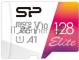 Флеш карта microSD 128GB Silicon Power Elite A1 microSDXC Class 10 UHS-I U3 100 Mb/s (SD адаптер)