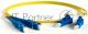 Патч-корд оптический TWT, PVC, дуплексный, LC/UPC-SC/UPC, SM OS2, 3.0 м