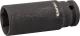 Торцовая головка KRAFTOOL INDUSTRIE QUALITAT ударная, удлиненная (1/2), FLANK, Cr-Mo, фосфатированная, 22 мм