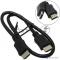 Кабель HDMI [C-HM-HM-0.5M] Wize,0.5 м, v.2.0, 19M/19M, позол.разъемы, экран, черный, пакет