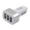 Аксессуар Cablexpert Адаптер питания 12V-5V 3-USB, 2.1/2/1A, белый (MP3A-UC-CAR17)