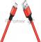 USB кабель Micro/ HOCO HC-62851 X14/ 1m/ 2A/ Нейлон/ Red&Black