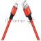 USB кабель Micro/ HOCO HC-62912 X14/ 2m/ 1.7A/ Нейлон/ Red&Black