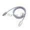 Кабель Type-C - Type-C 2,4A/1m/PVC/white/REXANT