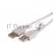 Кабель USB (шт. USB A - шт. USB A) 1.8 метра, серый REXANT