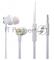 Наушники вакуумные AUX разъём с МК без рег.громкости длина 1.2м More choice P42 (White Gold)
