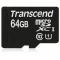 Флеш карта microSDXC 64Gb Class10 Transcend TS64GUSDU1 + adapter