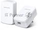 Комплект гигабитных адаптеров Mercusys AV1000 Gigabit Powerline Kit, HomePlug AV2 standard, 1 Gigabit port, 300m over electrical circuits, plug and play.