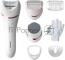 Эпилятор Philips Эпилятор Philips/ 2 скорости, широкая головка, Wet&Dry, беспроводной, opti light, 6 аксессуаров