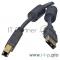 Кабель Defender USB04-10 PRO Кабель USB 2.0  для соед. 3.0м AM/BM , зол.конт, 2фер.фил.  (87431)