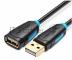 Кабель-удлинитель Vention USB 2.0 AM/AF - 3м Черный (CBCBI)
