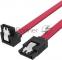 Кабель Vention SATA 3 M/SATA 3 M угол 90 с защелками, красный - 0.5 м KDDRD
