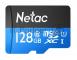 Карта памяти MicroSDXC 128GB  Netac Class 10 UHS-I U1 P500 Standart + адаптер  [NT02P500STN-128G-R]