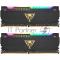 Оперативная память DDR 4 DIMM 64Gb (32Gbx2) PC25600, 3200Mhz, CL18, PATRIOT Viper Steel RGB (PVSR464G320C8K) (retail)