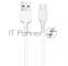 Кабель USB 2.0 hoco X13, AM/Type-C M, белый, 1м