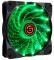 Вентилятор LED 12LG15 (зеленый) (108309)