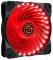Вентилятор LED 12LR33 (красный) (808309)